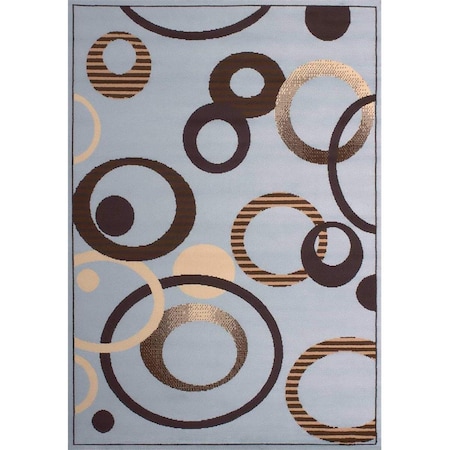 United Weavers 2 ft. 3 x 7 ft. 2 in. Dallas Hip Hop Runner RugBlue 851 10460 28a